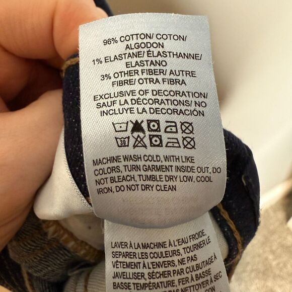 Lucky Brand Mid-Rise Sweet Boot Ankle Bootcut Dark Wash Jeans 10/30A Petite - Picture 9 of 11